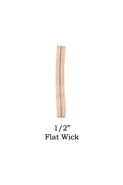 1 1/2 Flat Wick (#3 Size, One Pair) — The Source for Oil Lamps and  Hurricane Lanterns %