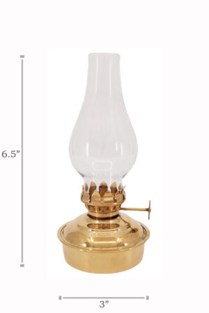 Oil Lamps - Brass Mini - 6.5"