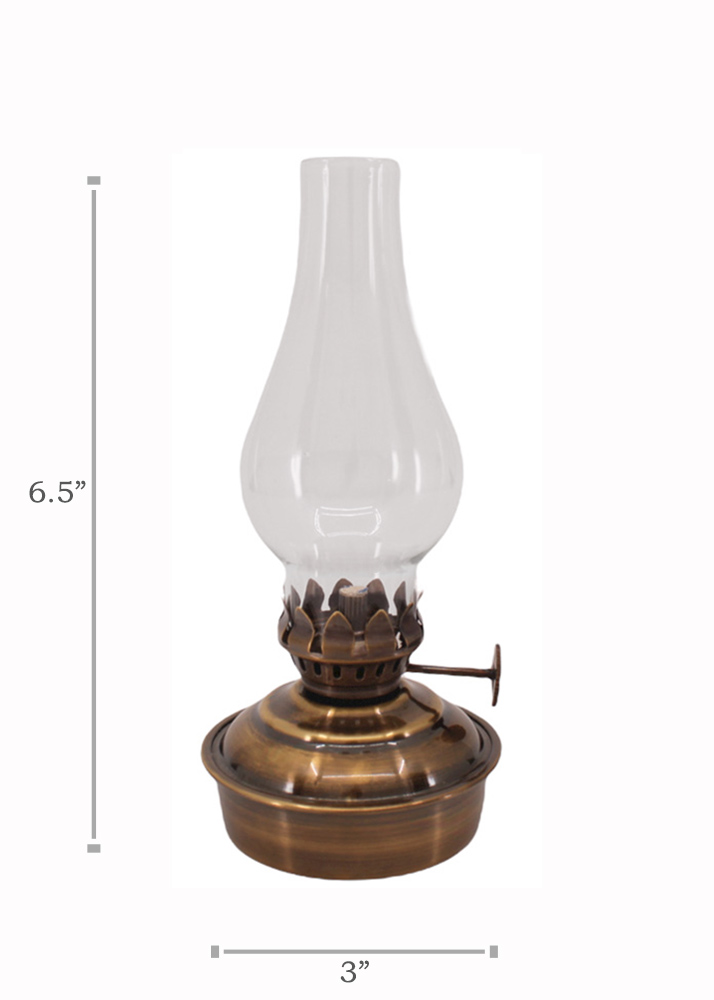 Oil Lanterns - Antique Brass Mini - 5.75