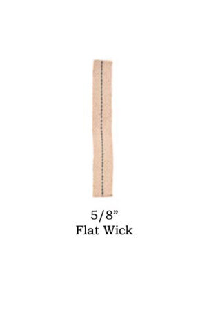 Flat Cotton Oil Lamp Wick By The Roll - 16 FEET!!! - Miles Stair's Wick Shop