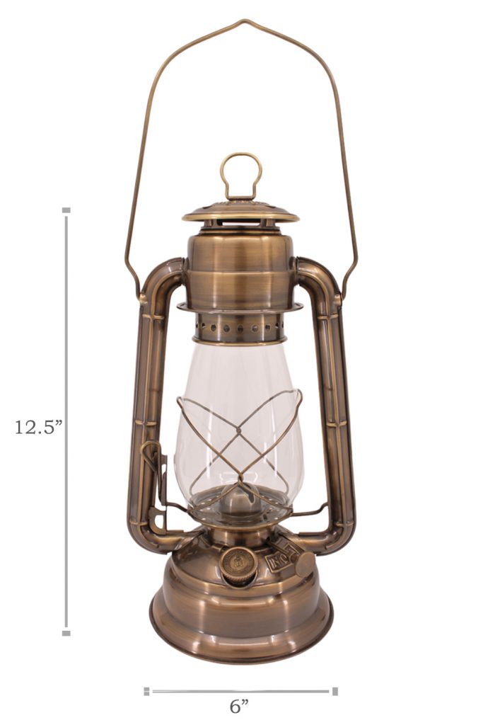Aladdin Brass Heritage Oil Lamp w/Green Shade - 24