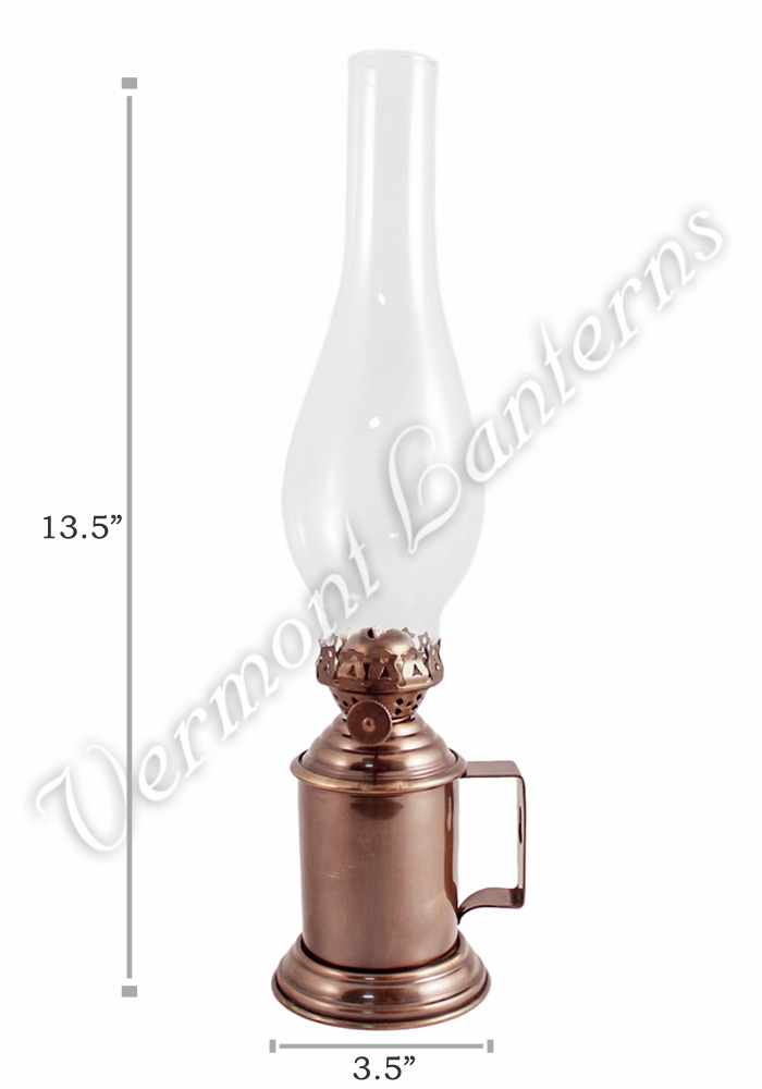 Large Glass Kerosene Oil Lamps, Lantern Vintage Oil Lamps For