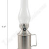 Oil Lanterns - Pewter Tavern Mug Lamp - 9.5"