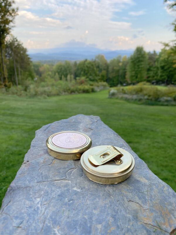 Brass Camping Compass - with Clip - Image 3