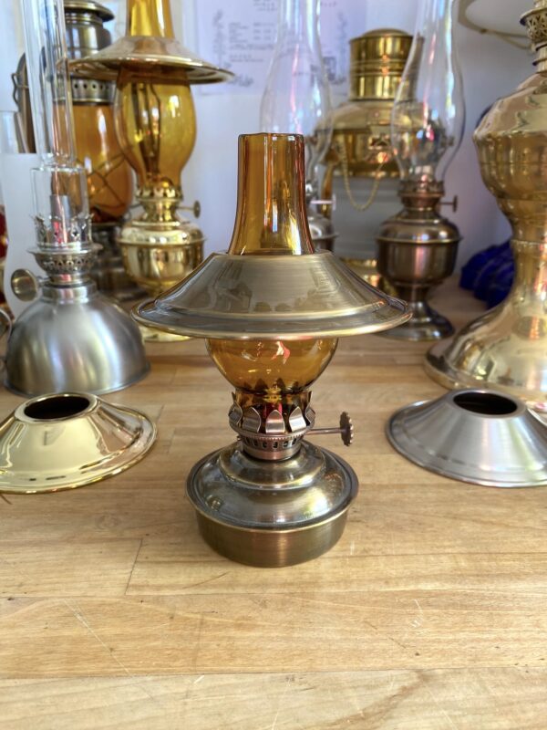 Antique Brass Mini Chimney Shade (Fits 6.5" Glass styles) - Image 2