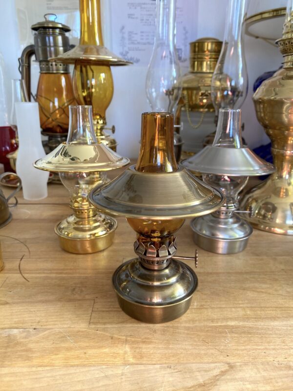 Antique Brass Mini Chimney Shade