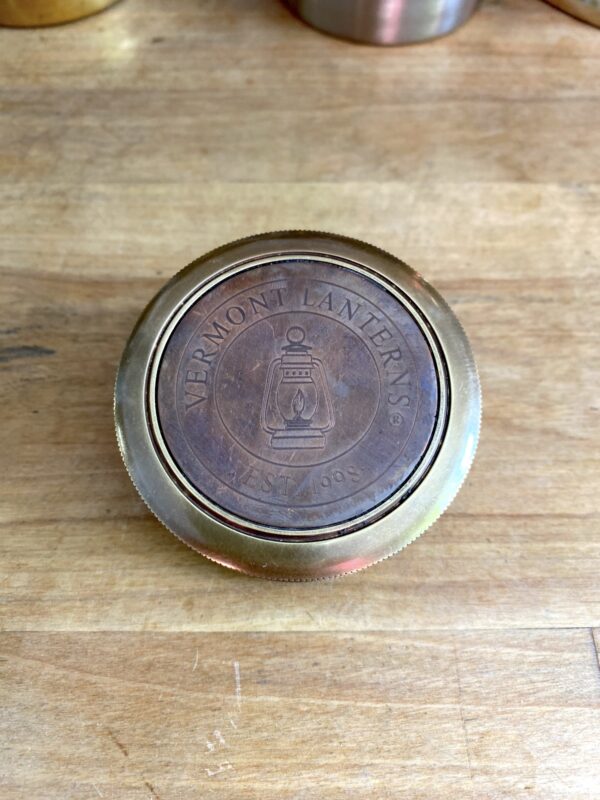 Vermont Lanterns Antique Brass Compass