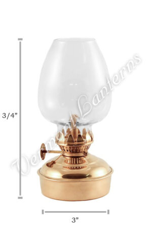 Kings County Tools Small Antique-Style Extra-Bright Oil Lamp