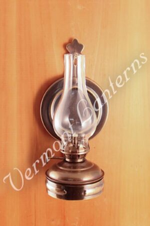 Oil Lamp Miniature Small Brass Yellow Stock Photo 1691282407